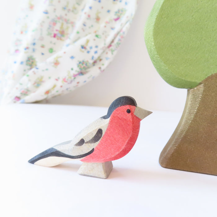 Ostheimer wooden toy bird - bullfinch
