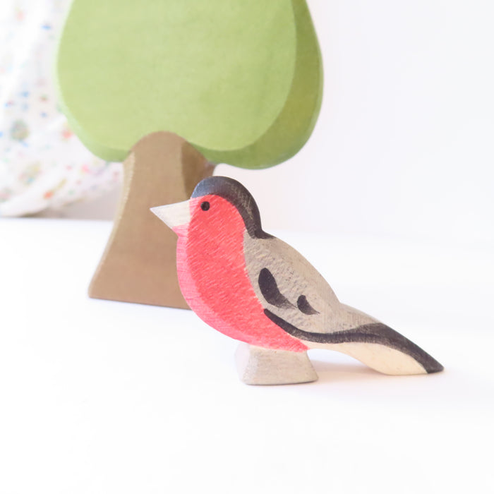 Ostheimer wooden toy bird - bullfinch