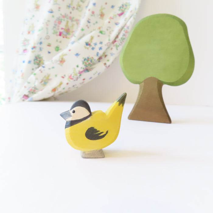 Ostheimer wooden toy bird - goldfinch