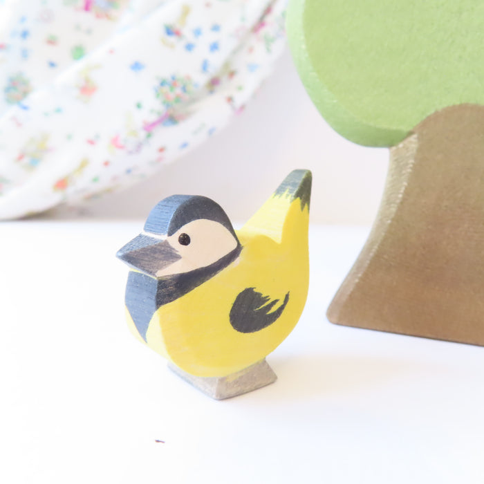 Ostheimer wooden toy bird - goldfinch