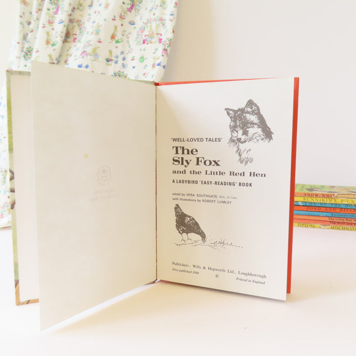 VINTAGE Ladybird book -  The Sly Fox and the Little Red Hen (1971)