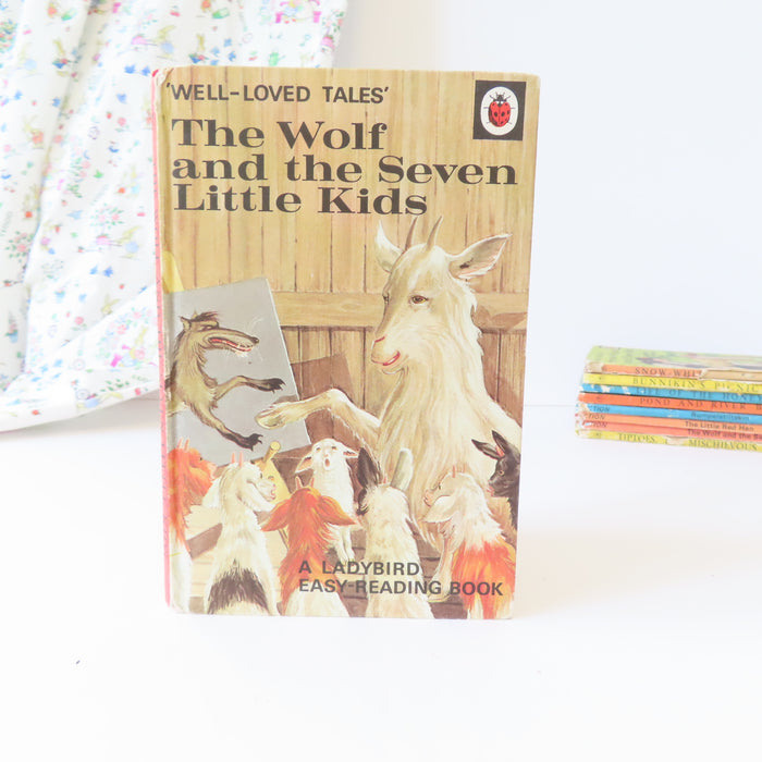 VINTAGE Ladybird book -  The Wolf and the Seven Little Kids (mid 1970s)