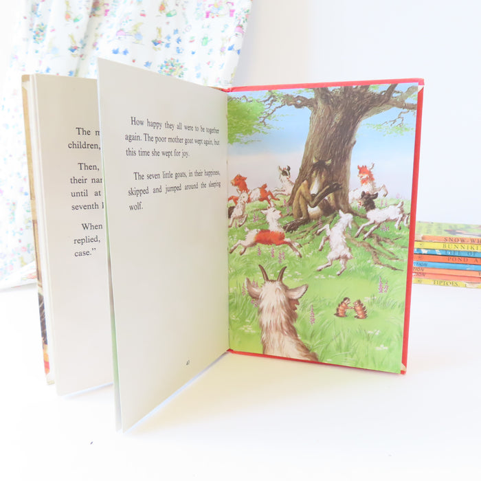 VINTAGE Ladybird book -  The Wolf and the Seven Little Kids (mid 1970s)