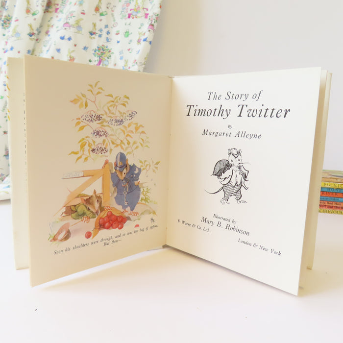 VINTAGE children's book - The Story of Timothy Twitter (1966)