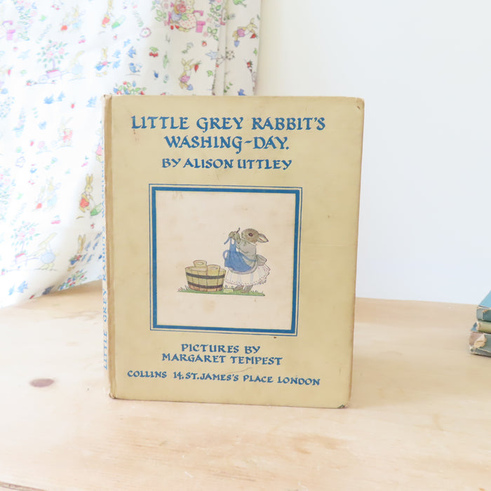 VINTAGE book - Little Grey Rabbit's Washing Day (1950)