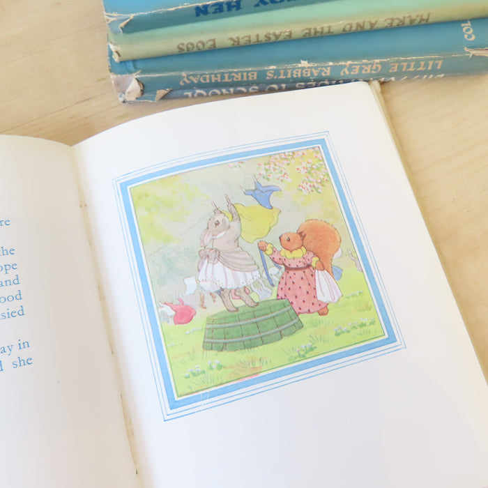 VINTAGE book - Little Grey Rabbit's Washing Day (1950)