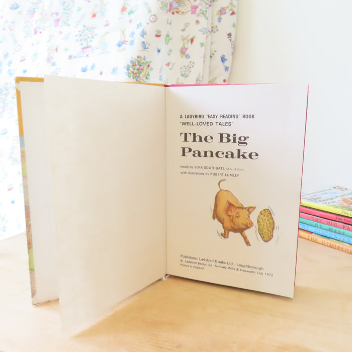VINTAGE Ladybird book -  The Big Pancake (late 1970s)