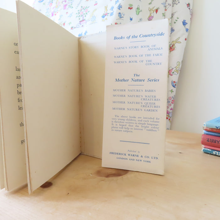 VINTAGE book -  The Puzzle Book of Wild Flowers (1949)
