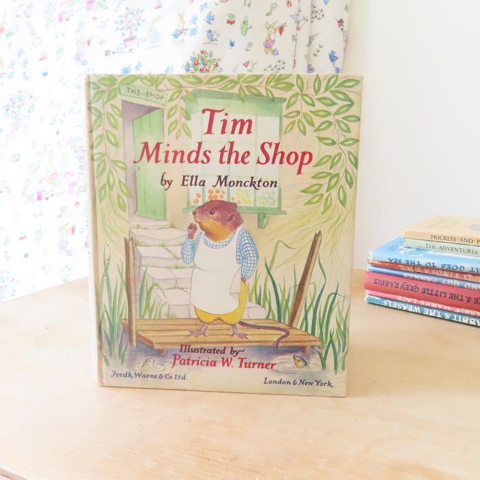 VINTAGE children's book - Tim Minds the Shop (First Edition 1957)