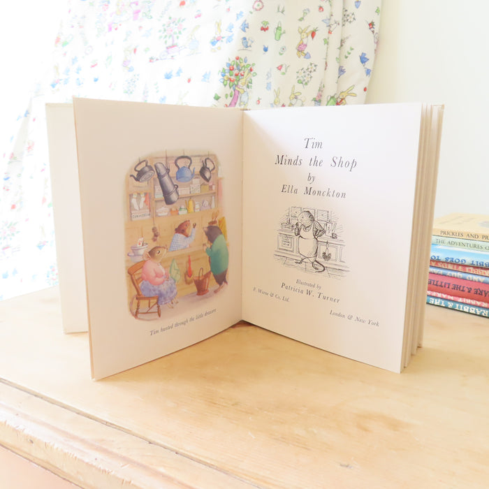 VINTAGE children's book - Tim Minds the Shop (First Edition 1957)