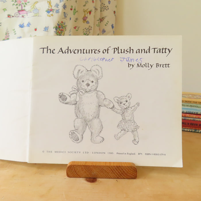 VINTAGE book -  Adventures of Plush and Tatty (1985)