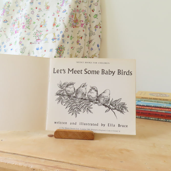 VINTAGE book -  Let's Meet Some Baby Birds (1969)