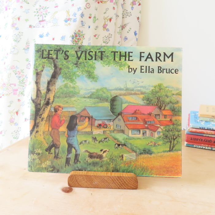 VINTAGE book -  Let's Visit the Farm (1974)