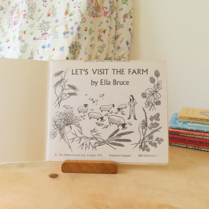 VINTAGE book -  Let's Visit the Farm (1974)