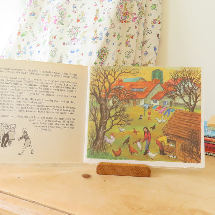 VINTAGE book -  Let's Visit the Farm (1974)