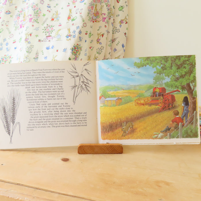 VINTAGE book -  Let's Visit the Farm (1974)