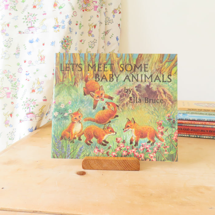 VINTAGE book -  Let's Meet Some BabyAnimals (1972)