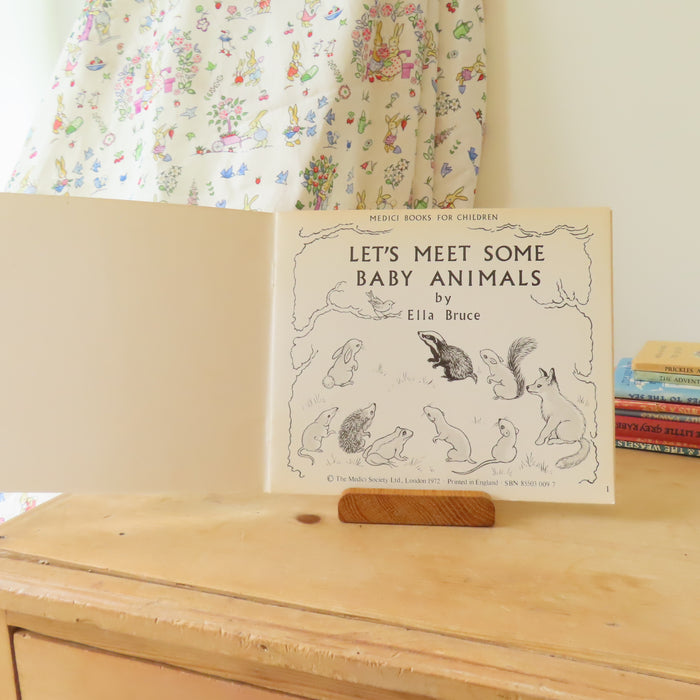 VINTAGE book -  Let's Meet Some BabyAnimals (1972)