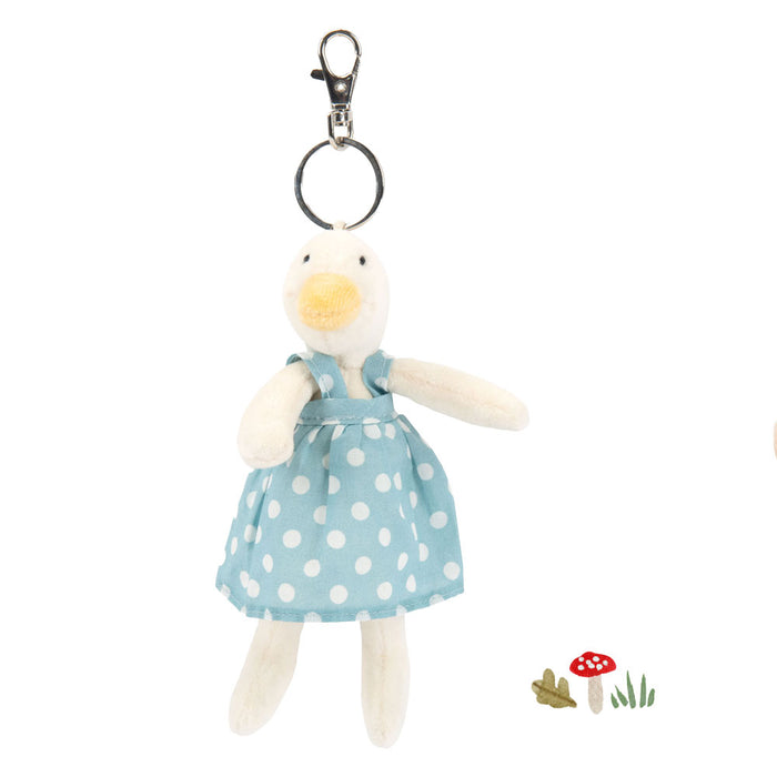 Moulin Roty Jeanne Goose key ring