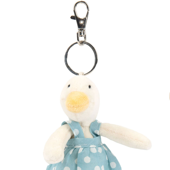 Moulin Roty Jeanne Goose key ring
