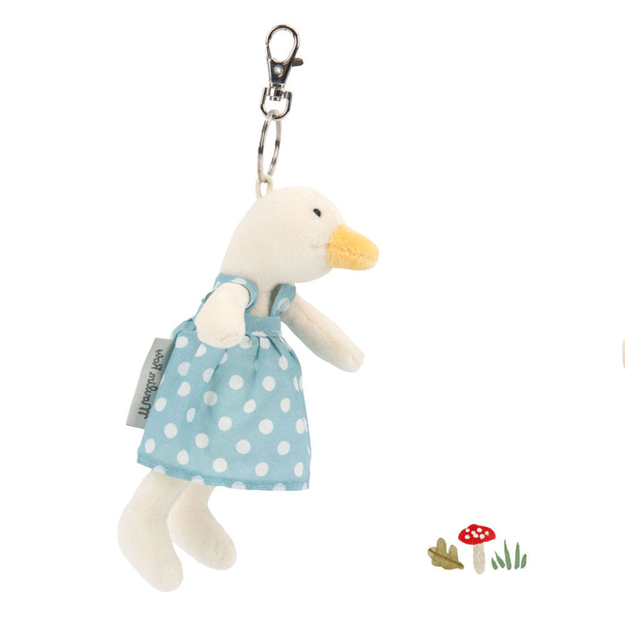Moulin Roty Jeanne Goose key ring