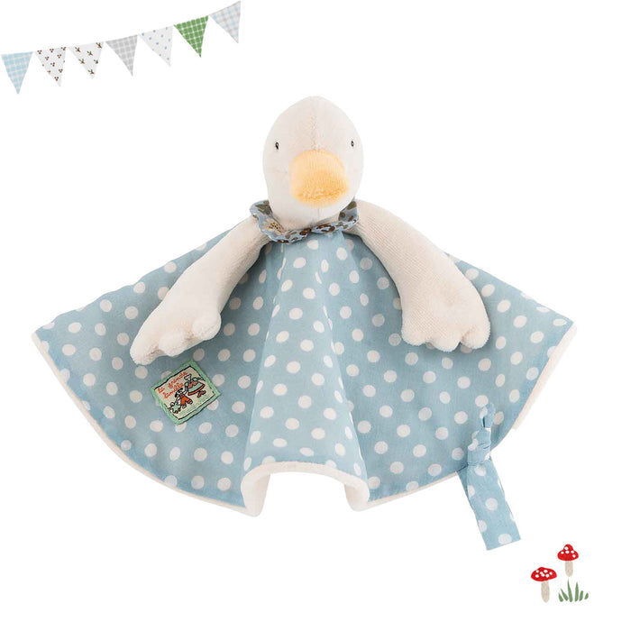 Moulin Roty Jeanne Goose baby comforter