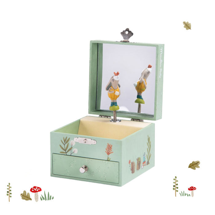 Moulin Roty Three Rabbits Musical Jewellery Box