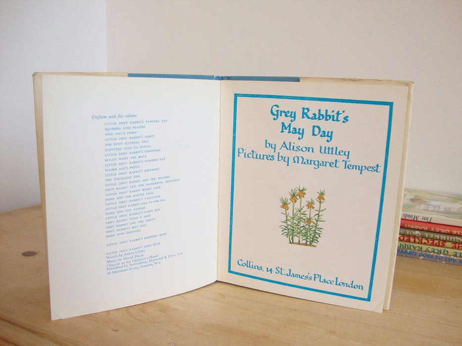 VINTAGE book - Grey Rabbit's May Day