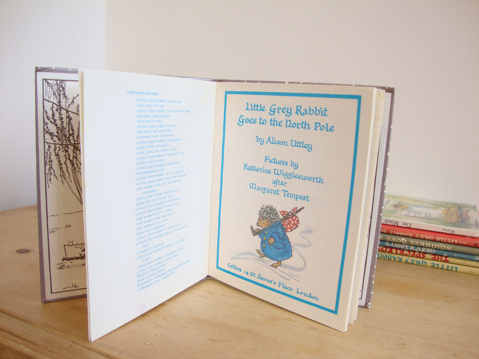 VINTAGE book - Little Grey Rabbit Goes to the North Pole