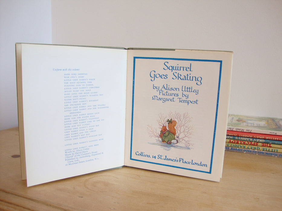 VINTAGE book - Squirrel Goes Skating