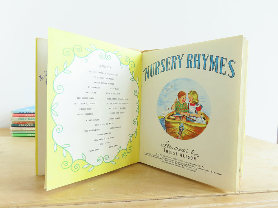 VINTAGE children's book - Nursery Rhymes (1945)