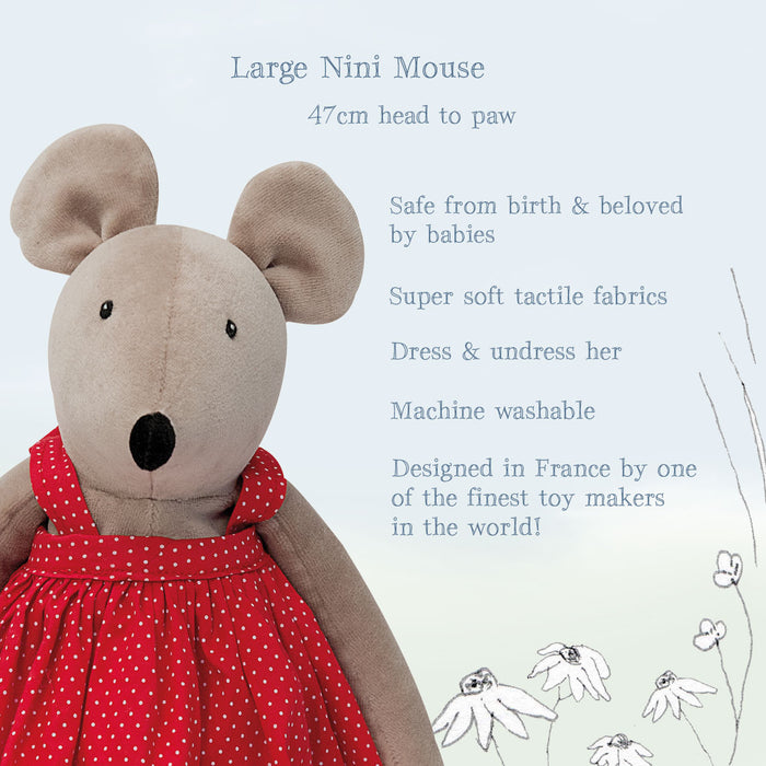 Moulin Roty large Nini Mouse 47cm
