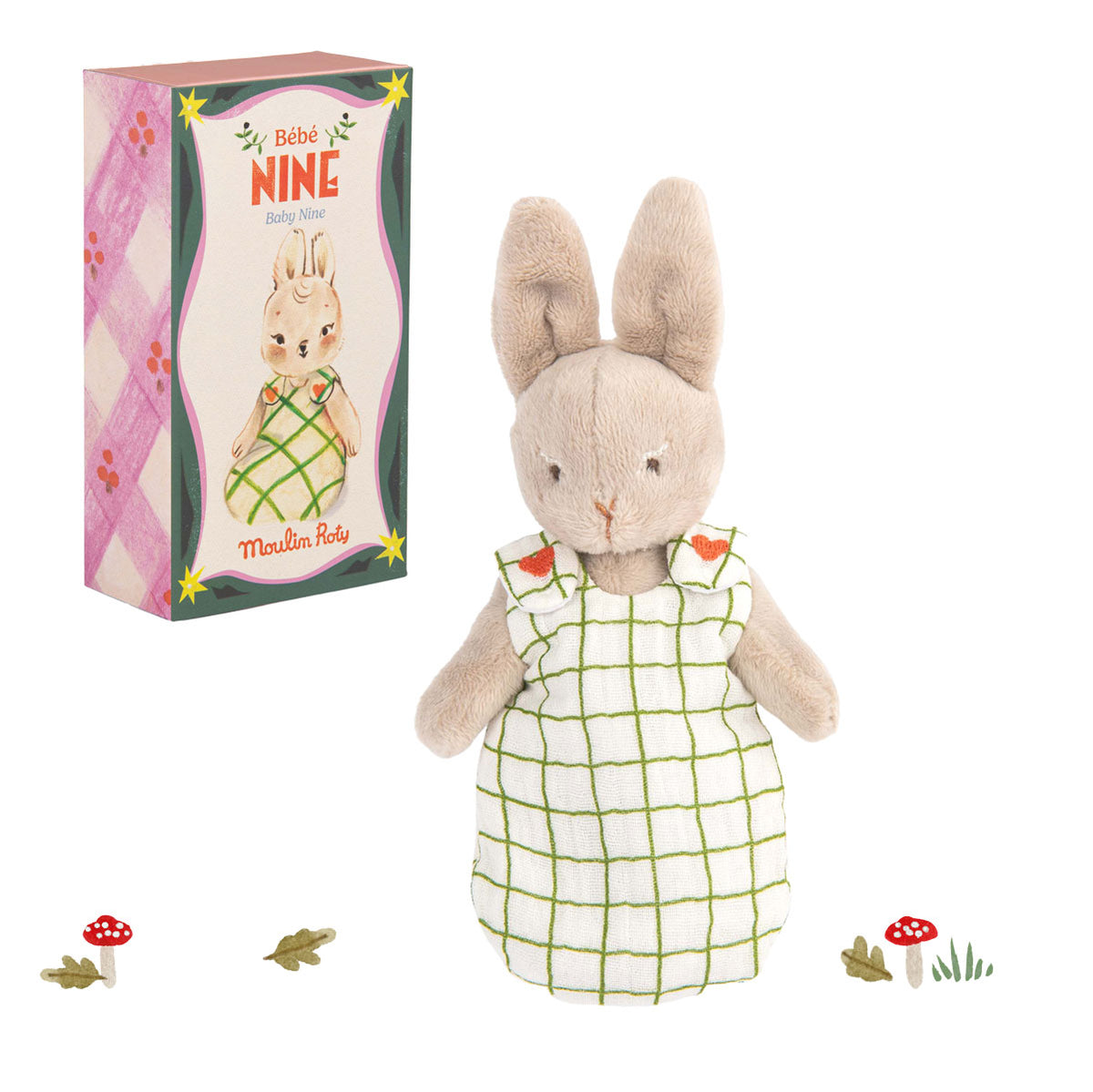 Moulin Roty Les Minouchkas baby Nine rabbit– Cottontails Baby