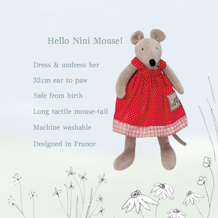 Moulin Roty Nini Mouse 32cm