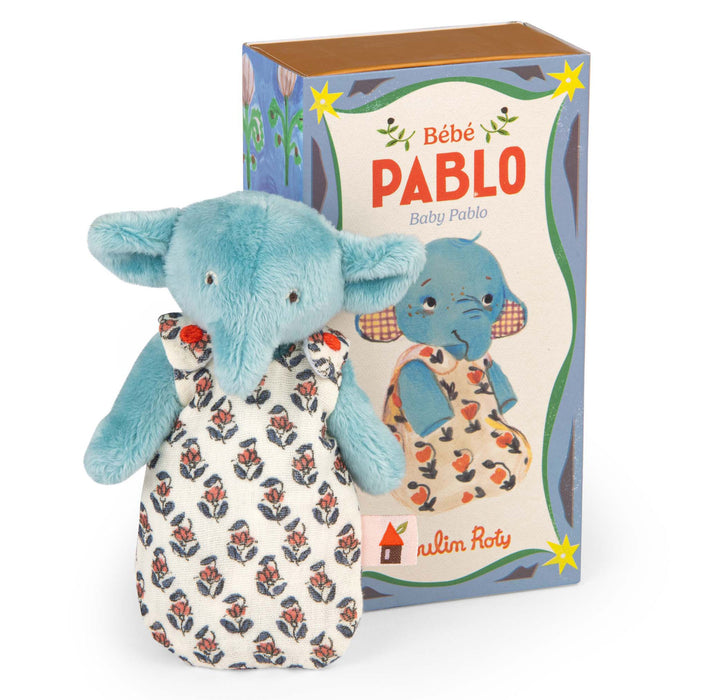 Moulin Roty Les Minouchkas baby Pablo elephant
