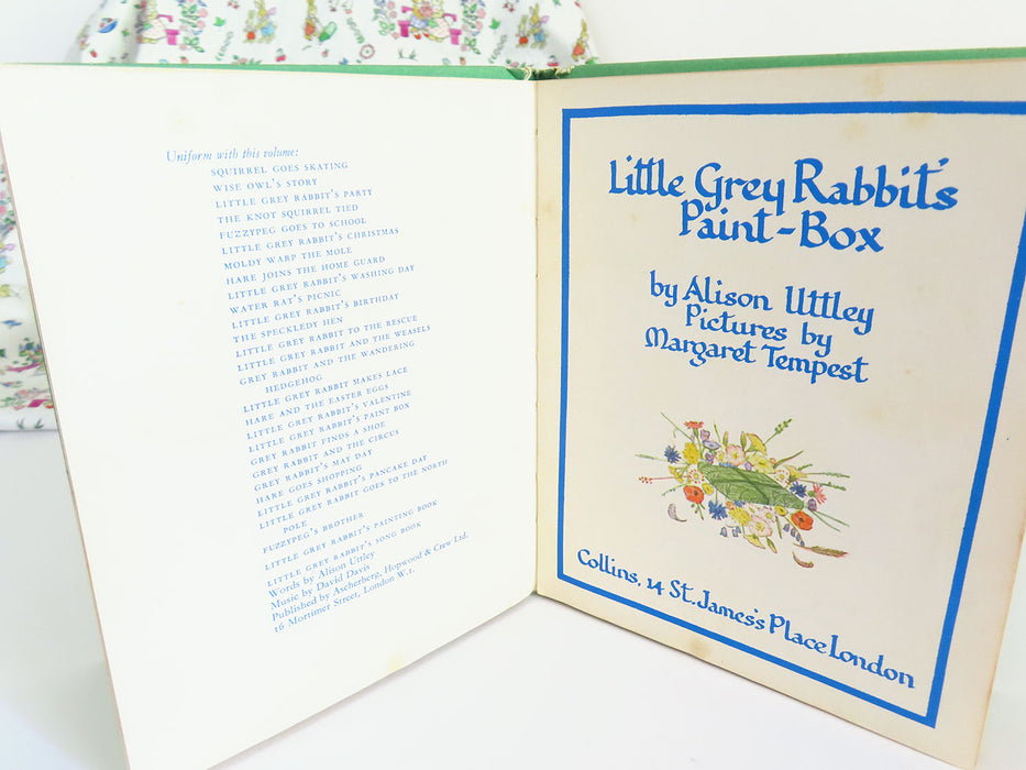 VINTAGE book - Little Grey Rabbit's Paint-Box (1970)