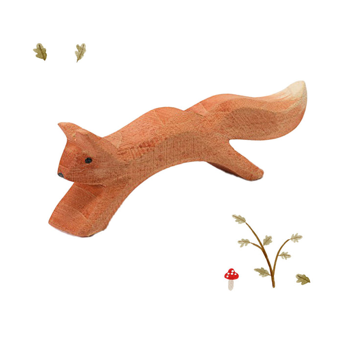 Ostheimer wooden toy animal - squirrel running