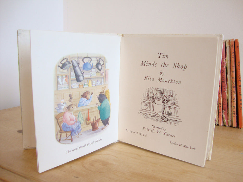 VINTAGE children's book - Tim Minds the Shop