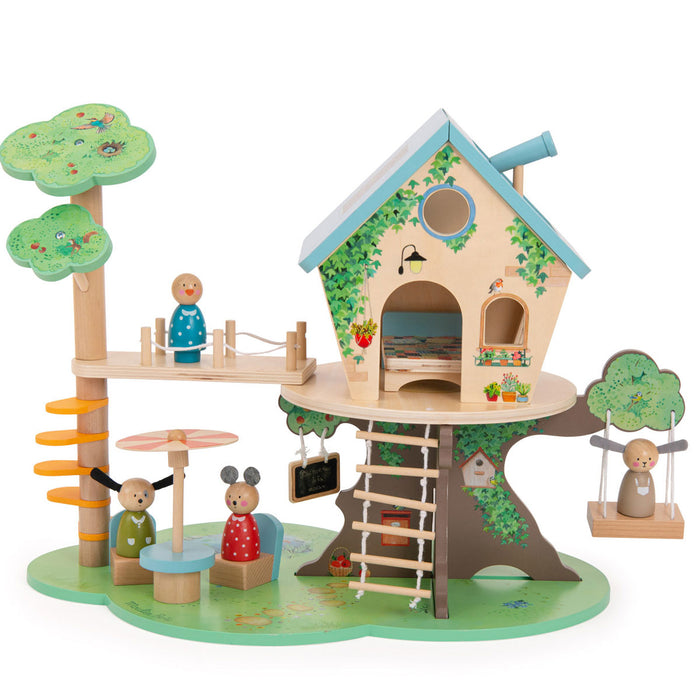 Moulin Roty Grand Family Wooden Treehouse