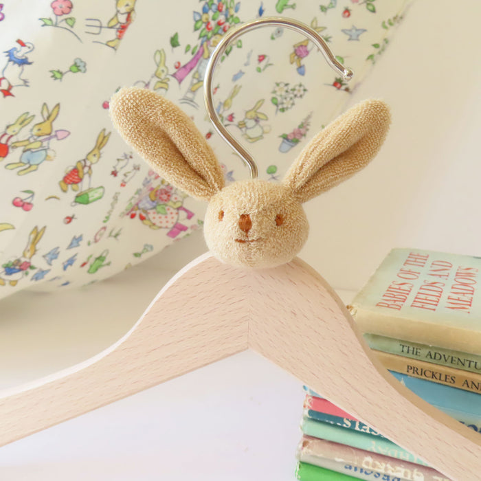 Trousselier wooden coat hanger with bunny