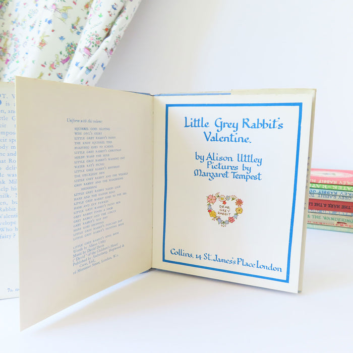 VINTAGE book - Little Grey Rabbit's Valentine (1969)