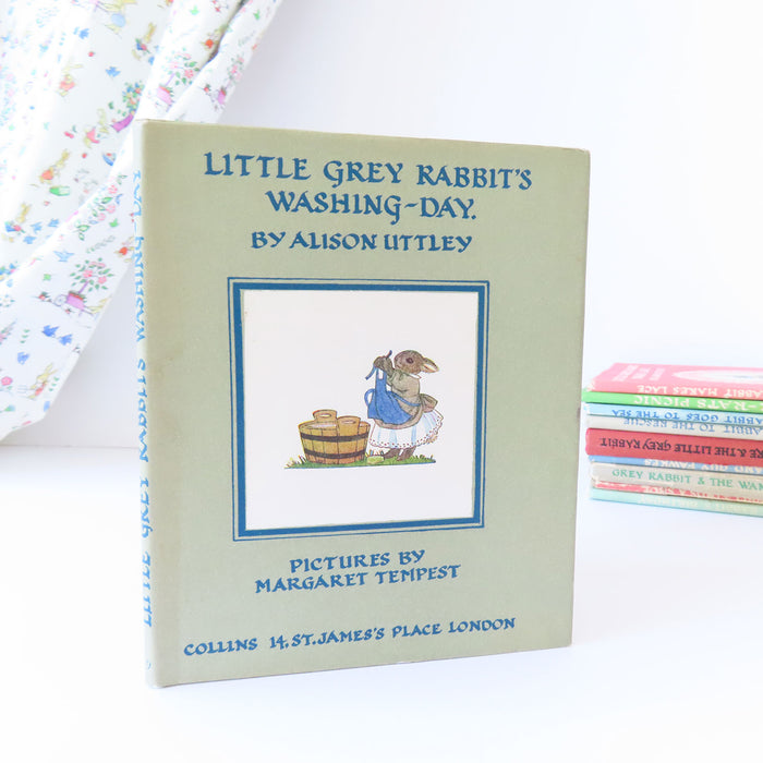 VINTAGE book - Little Grey Rabbit's Washing-Day with DJ (1969)