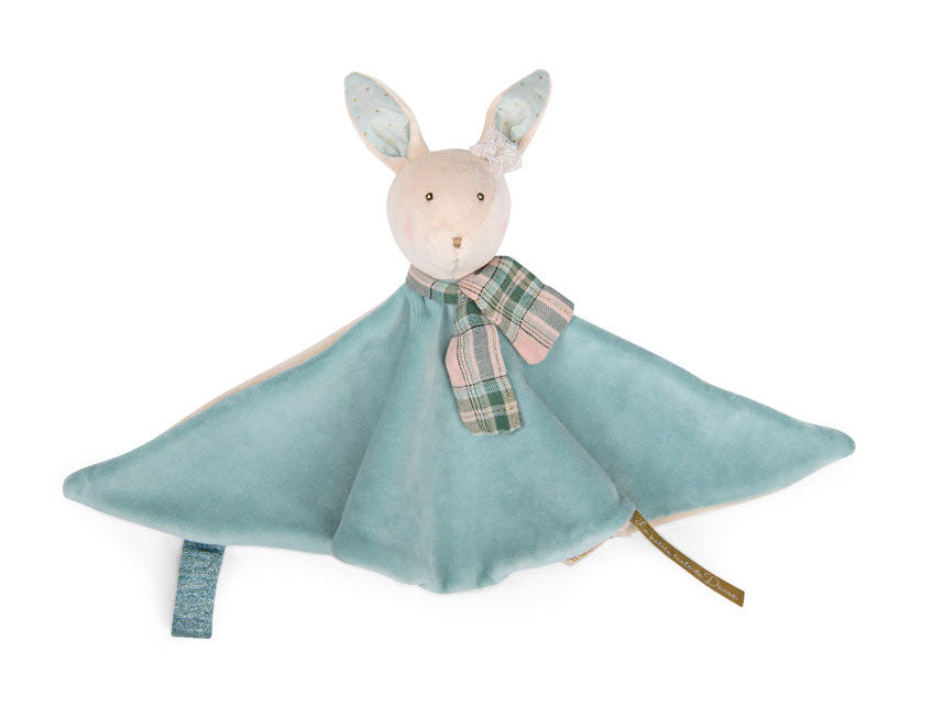 Moulin Roty sumptuous comforter - blue rabbit