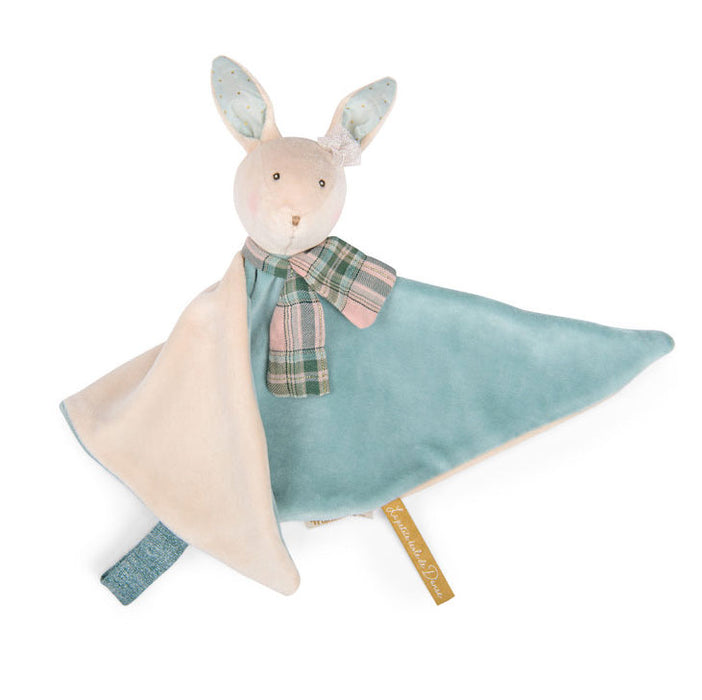 Moulin Roty sumptuous comforter - blue rabbit