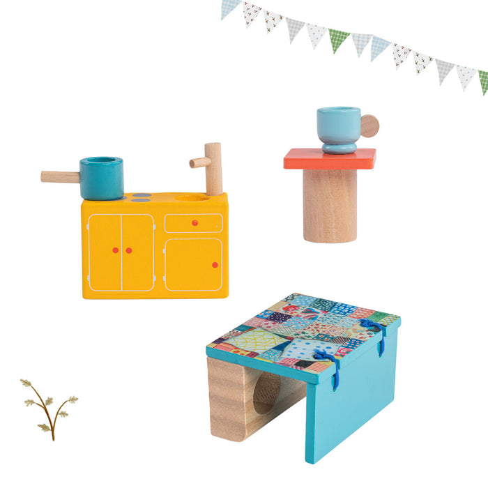 Moulin Roty Grand Family Wooden Camper van