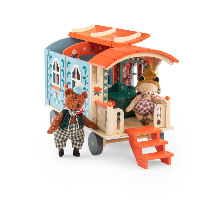 Moulin Roty Minouchkas Wooden Caravan