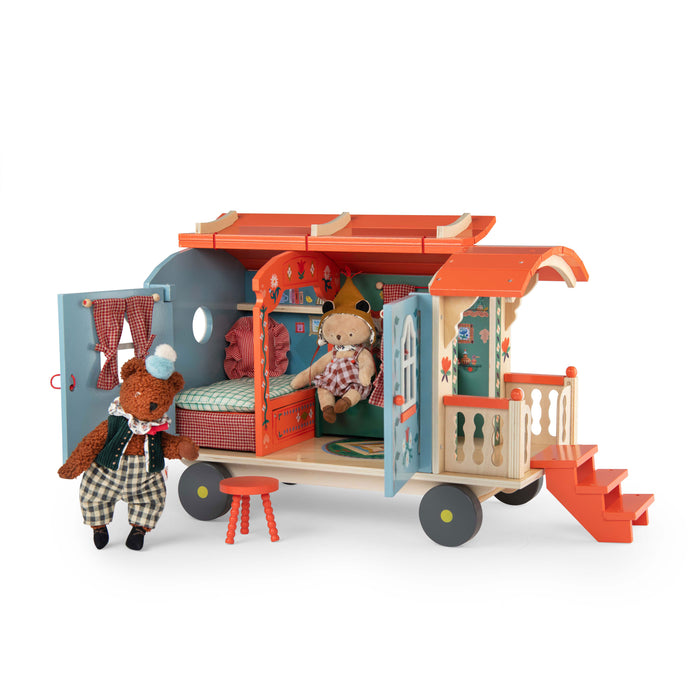 Moulin Roty Minouchkas Wooden Caravan