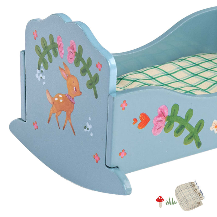 Moulin Roty Minouchkas Wooden Cradle & Quilt