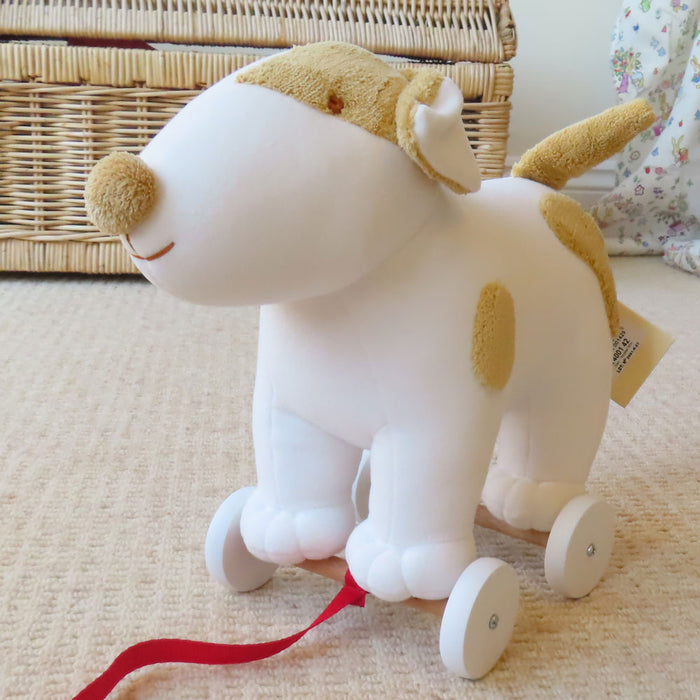 Trousselier soft pull-along dog
