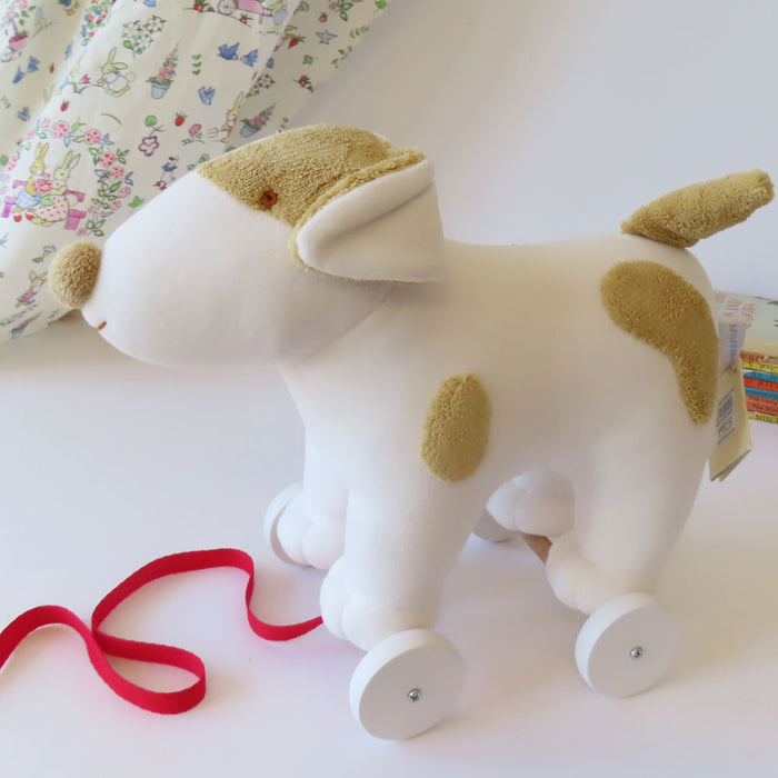 Trousselier soft pull-along dog